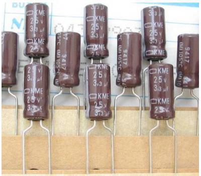 Nippon Chemi-con 3.3uF 25V Electrolytic Capacitor