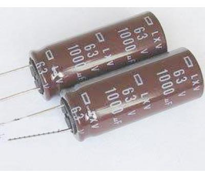 Nippon Chemi-con 1000uF 63V Electrolytic Capacitor