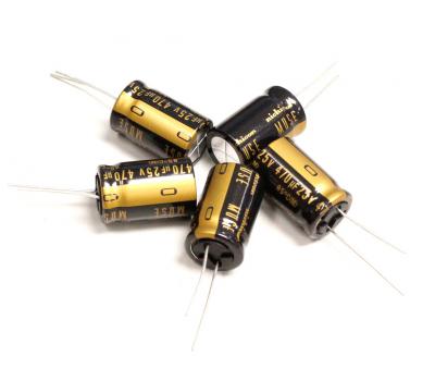 Nichicon Muse KZ 470uF 25V Electrolytic Capacitor