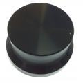 Black 59mm x 30mm Aluminum Rotary Knob